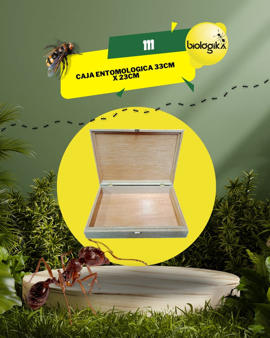 Caja entomológica. Marca Biologika®
