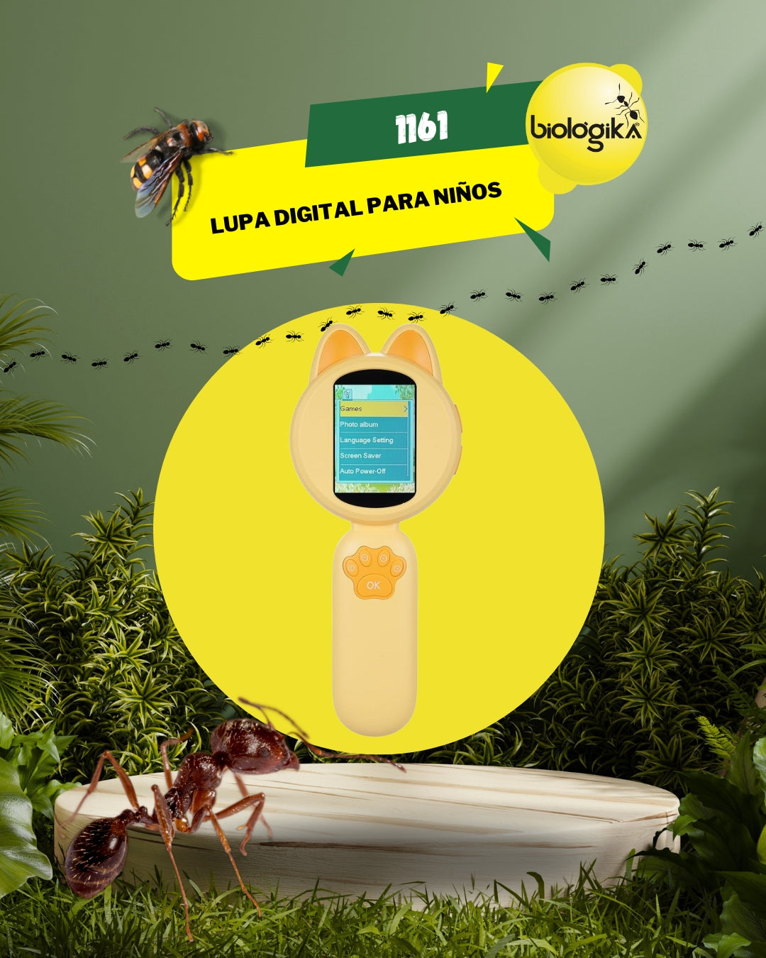 Lupa Digital Para Niños - Biologika®