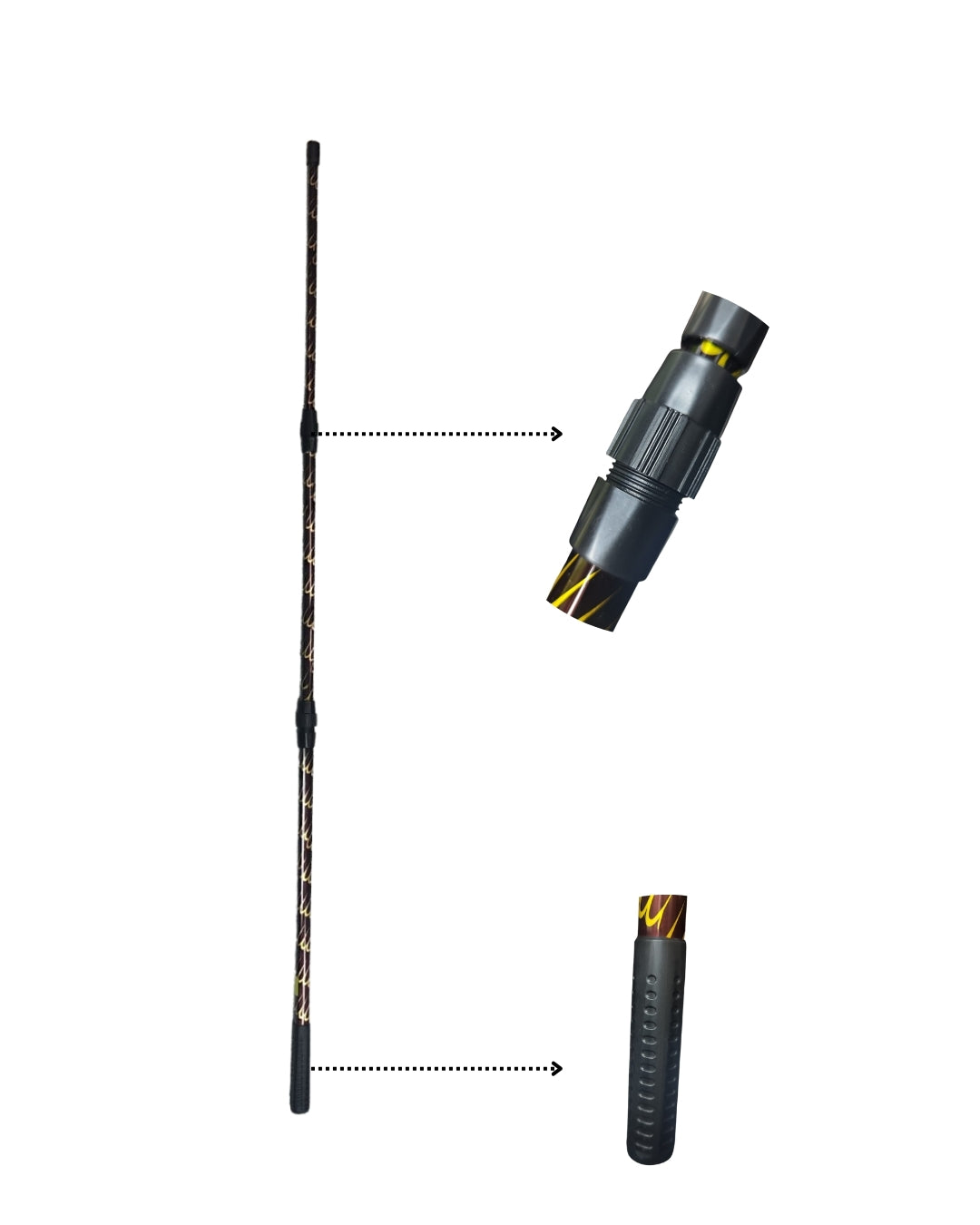 Jama Net Telescopica de 3 secciones (40 cm - 80 cm - 140 cm) marca Biologika®