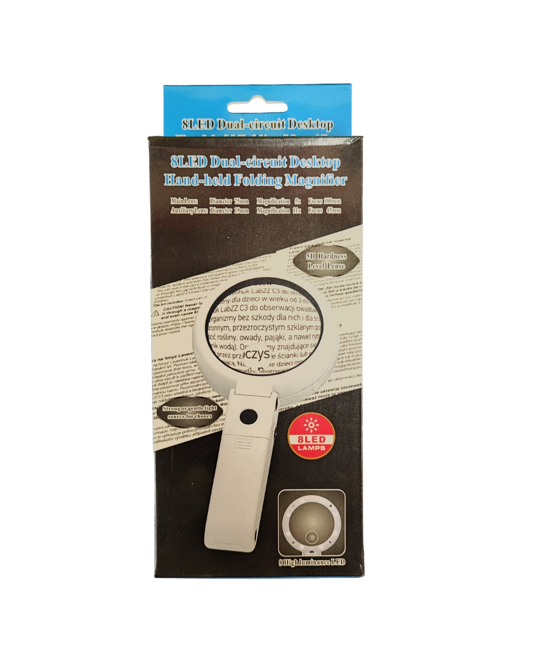 Lupa lampara de escritorio 5x - Biologika®