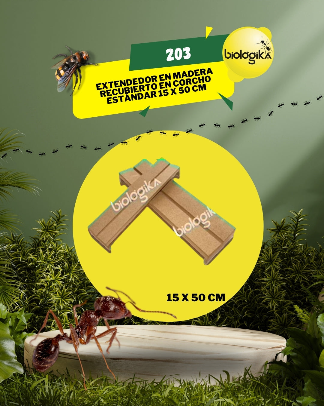 Extendedor para mariposas. Marca Biologika®