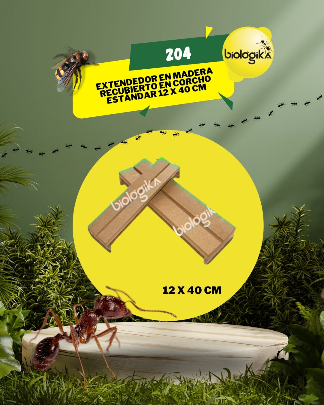 Extendedor para mariposas. Marca Biologika®