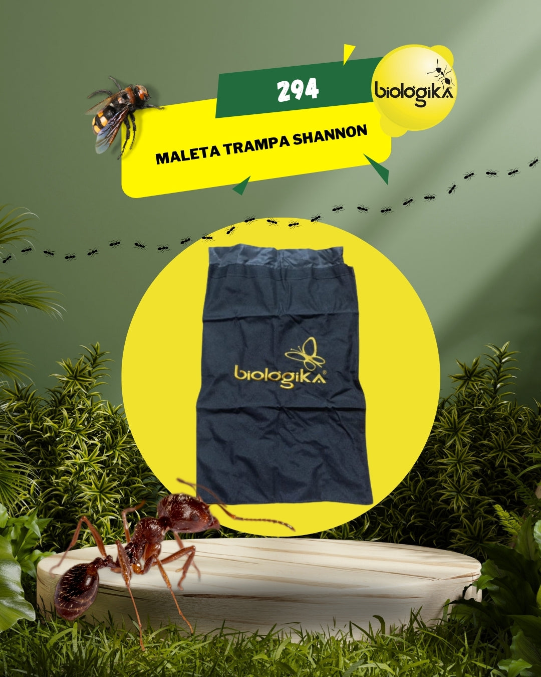 Maleta trampa Shannon. Marca Biologika®
