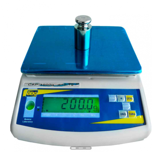BALANZA DE PRECISIÓN LAB 0 -1500 G - MARCA BBG