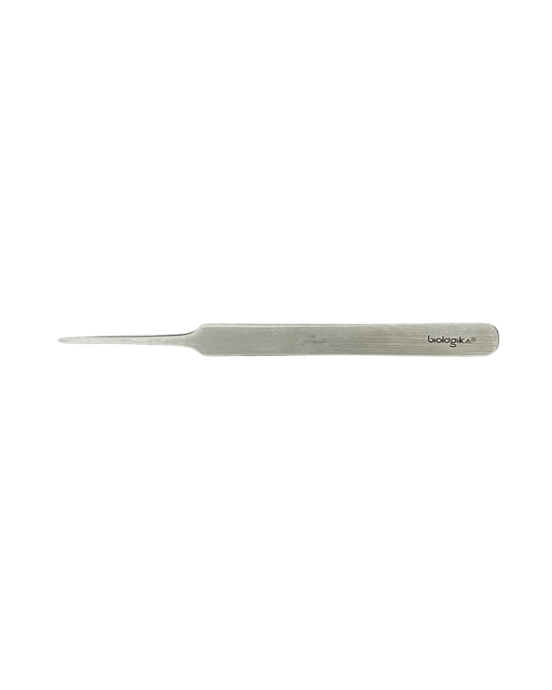 Pinza Plateada Acero Inoxidable 1c. Punta Suizo Redonda 120 Mm