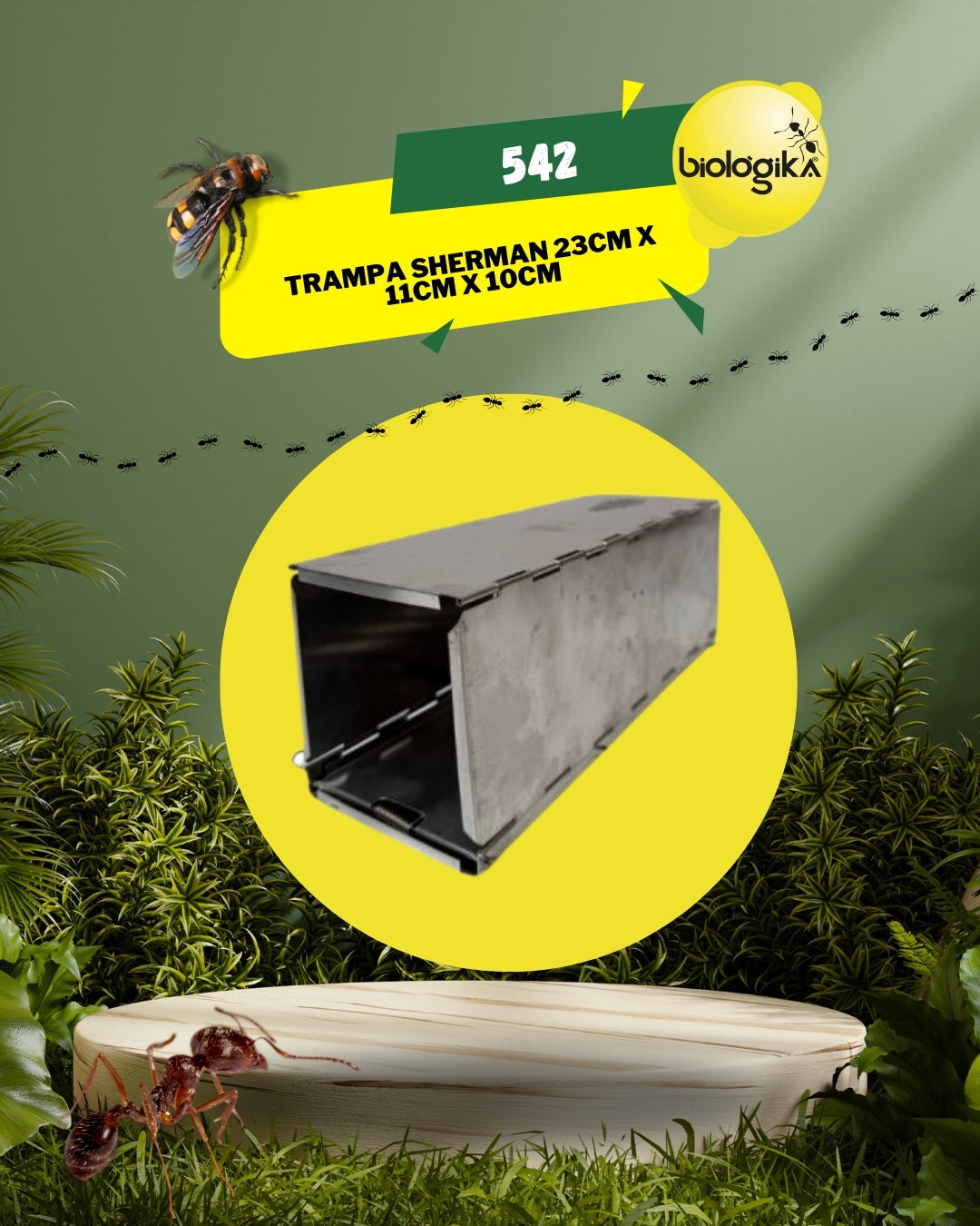 Trampa Sherman. Marca Biologika®