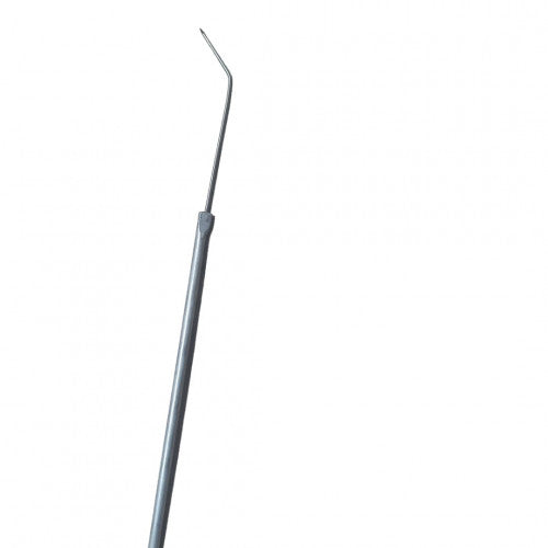 AGUJA DE DISECCIÓN PUNTA CURVA MANGO PLASTICO 140MM