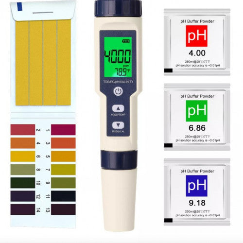 MEDIDOR DE PRUEBAS COMBINADO MULTIPARAMETRICO 5 EN 1