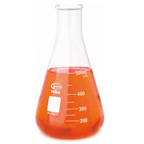 ERLENMEYER BOCA ANGOSTA BOROSILICATO 3.3