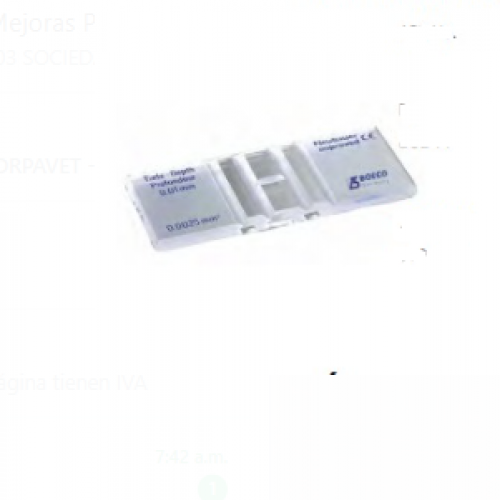 CAMARA NEUBAUER - LINEA BRILLANTE CON CUBRE OBJETOS EN CUARZO-599