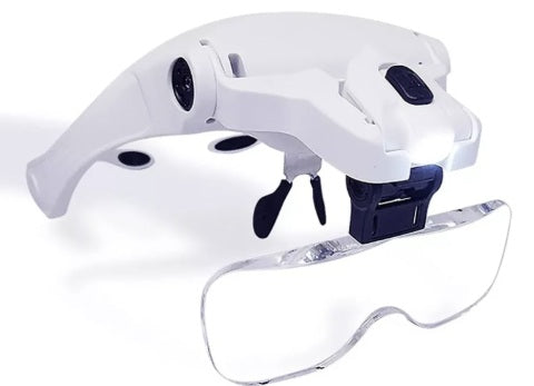 Lupa Visera 5 Lentes Recargable - Biologika®