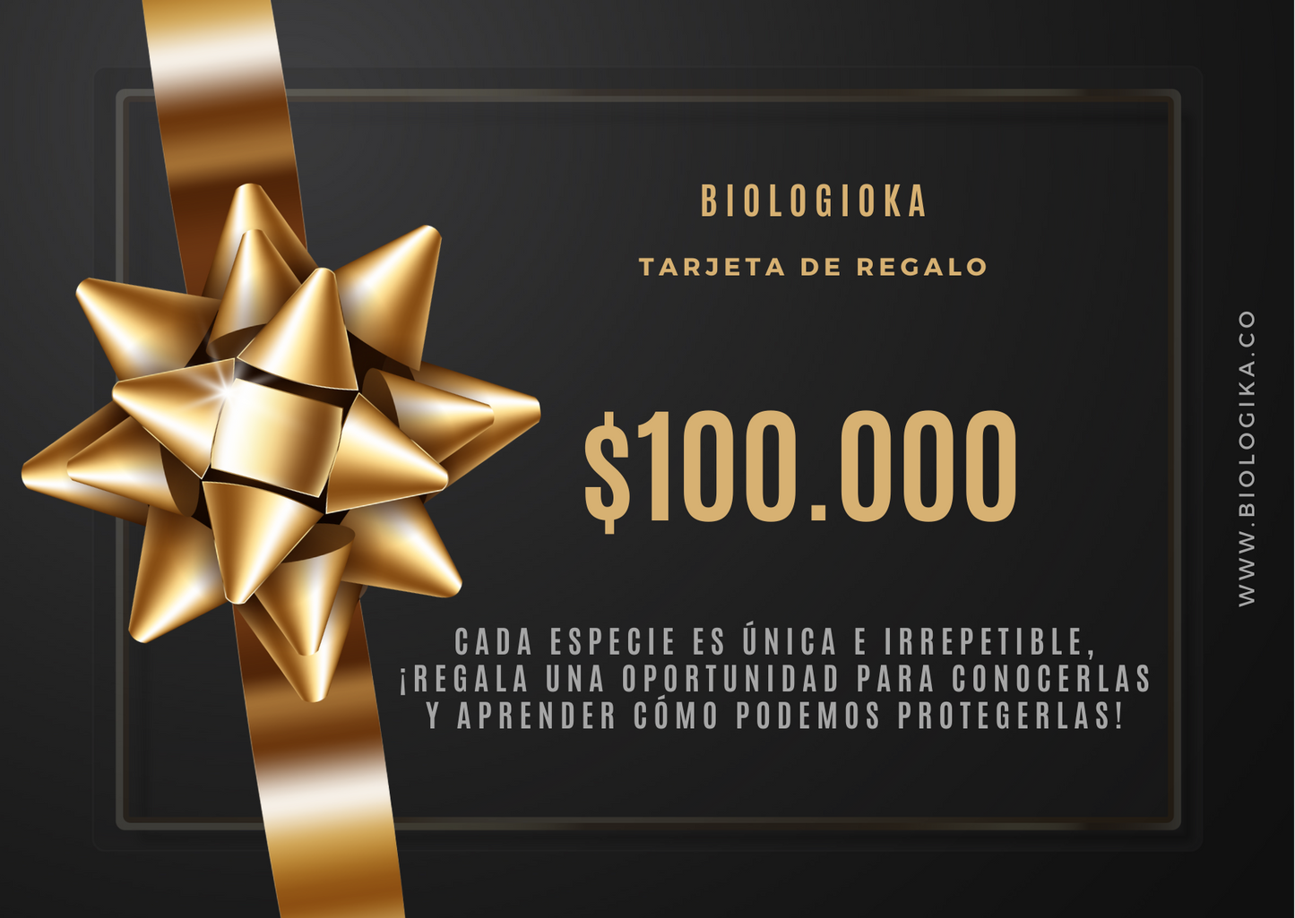 Tarjeta de regalo Biologika: Pasión por la biodiversidad