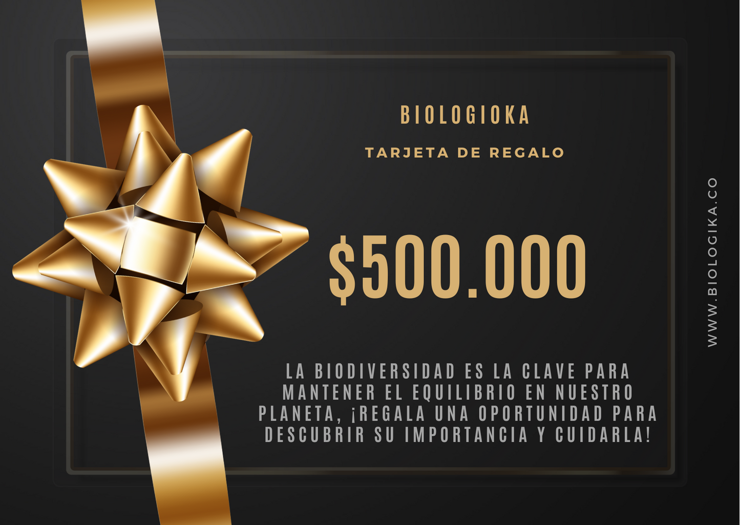 Tarjeta de regalo Biologika: Pasión por la biodiversidad