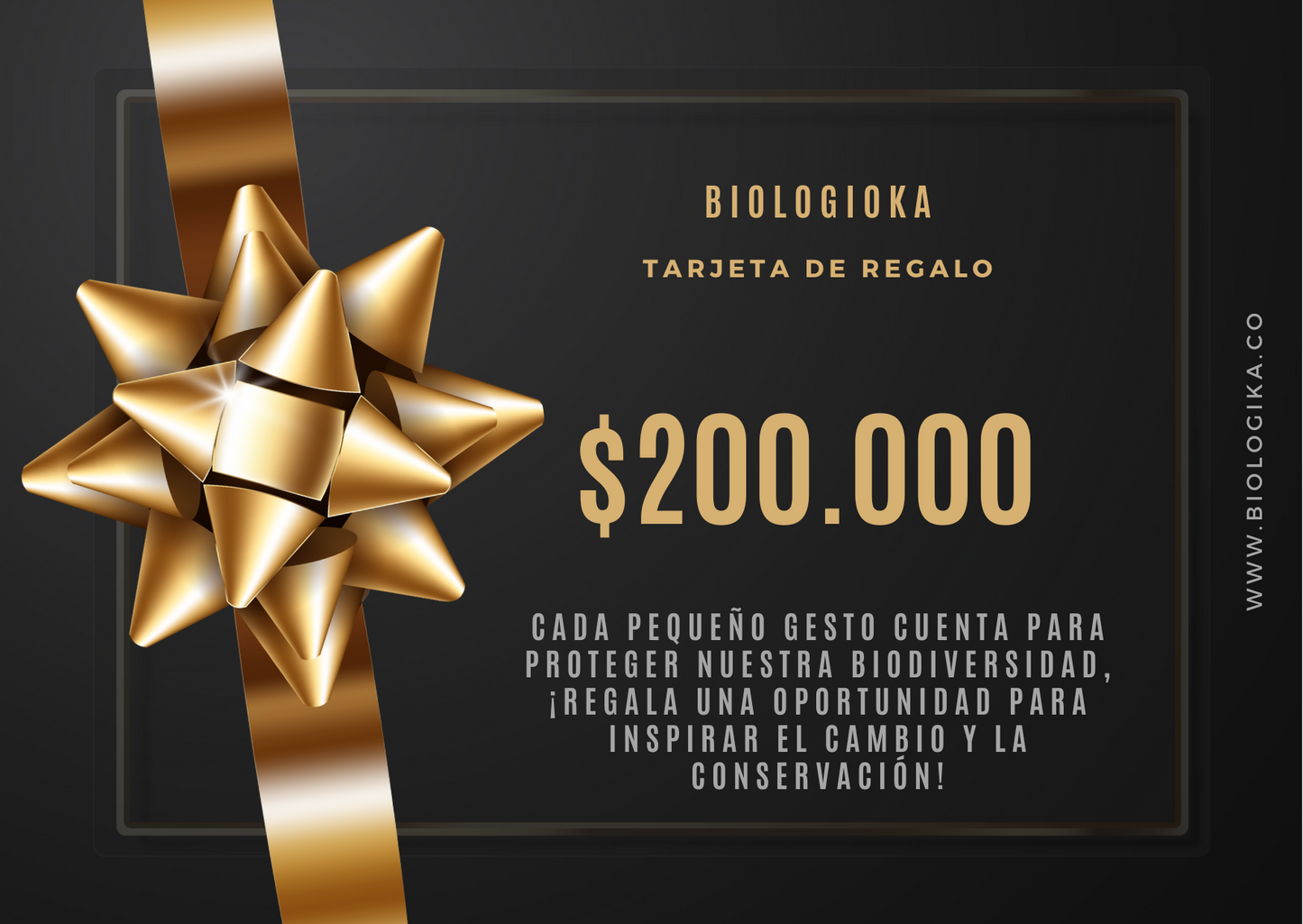 Tarjeta de regalo Biologika: Pasión por la biodiversidad