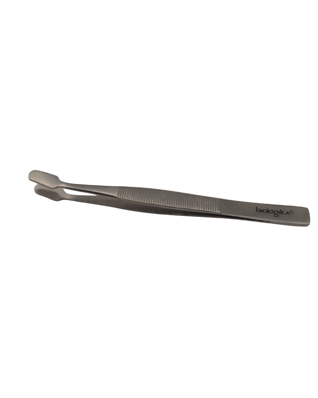 Pinza para mariposas, Punta Plana Cuadrada. Marca Biologika®