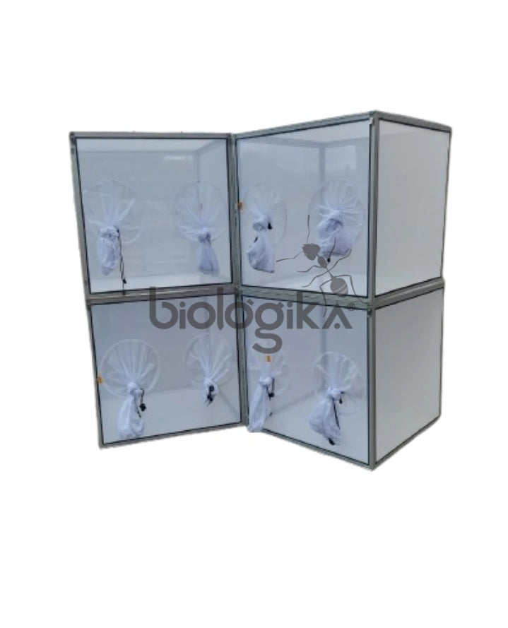 Jaula de cría colapsible o plegable Marca Biologika®
