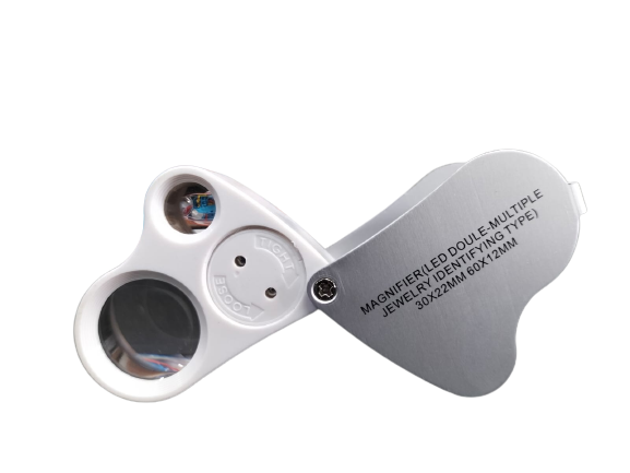 Lupa dual de 30X 22 mm / 60X 12 mm - Biologika®