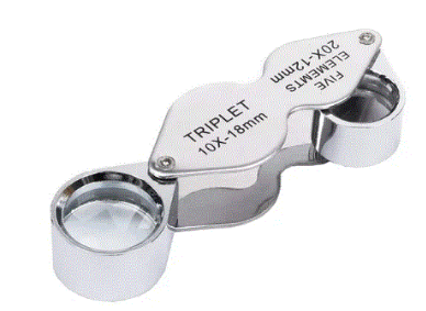 Lupa dual 10X 18mm y 20X 12mm. Marca Biologika®