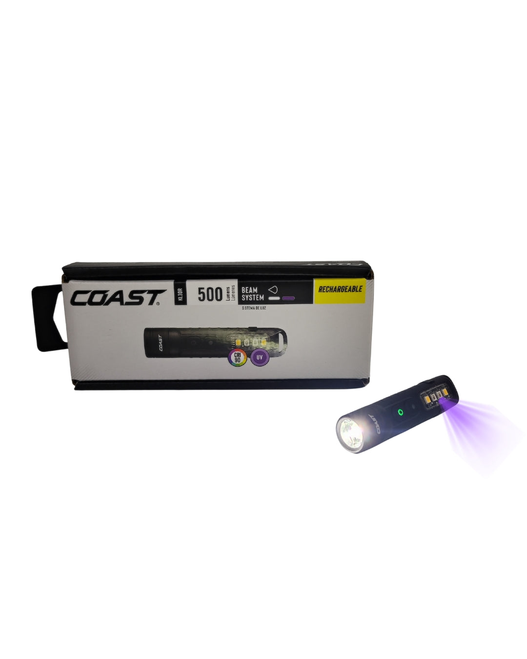 Linterna Led-UV 500 Lumenes KL30R - Marca Coast