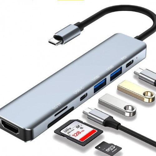 Adaptador usb c 6 en 1 - www.biologika.co