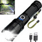 LINTERNA LED RECARGABLE DE 300000 LUMENES IPX6 WATERPROOF