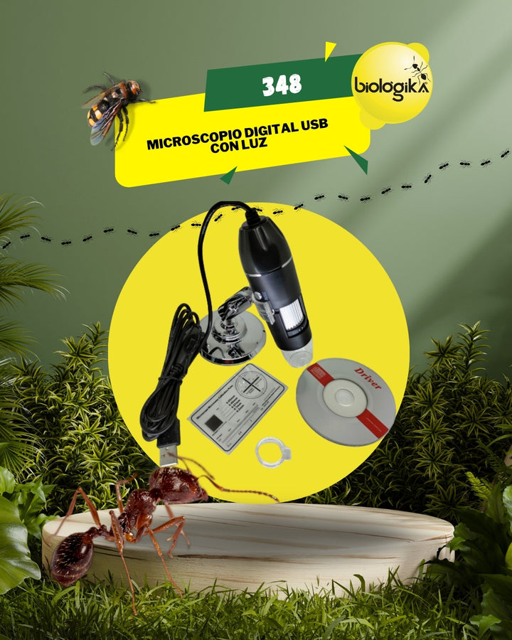 Microscopio digital con cable USB Marca Biologika®