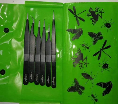 KIT DE PINZAS PUNTA FINA X 6 UNIDADES