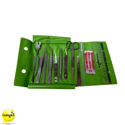 Kit de disección (17 piezas). Marca Biologika®