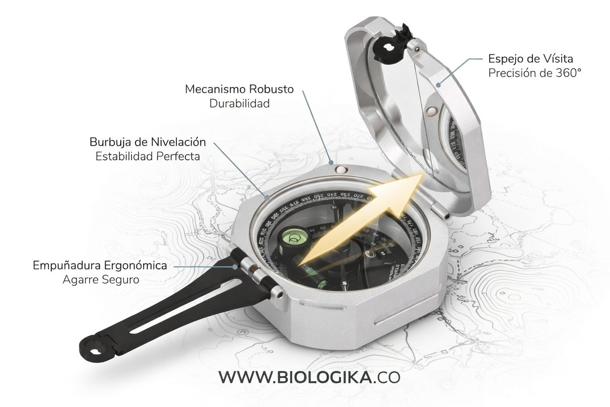 Brújula de Espejo Brunton Com/Pro 90