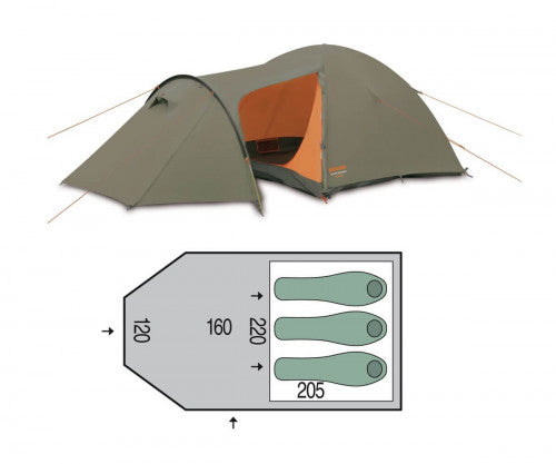 CARPA TIPO DOMO CON VESTIBULO