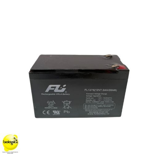Bateria 12 voltios, 7,5 amperios para trampa - www.biologika.co