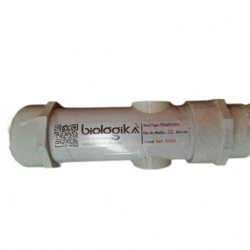 Botella para muestreo para red de fitoplancton de 23 micras - www.biologika.co