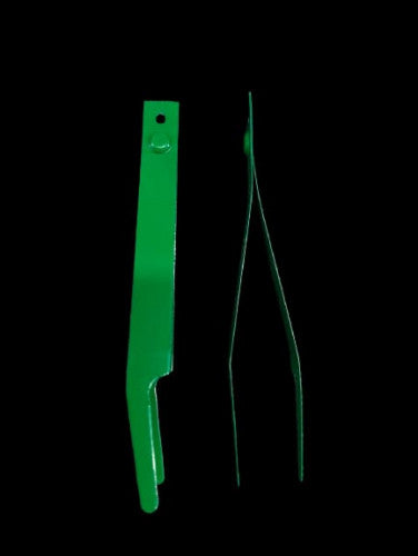 Pinza verde blanda acero 3n. Punta redonda 110 mm  (Incluye Estuche) - Biologika www.biologika.co