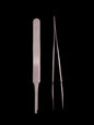 PINZA PLATEADA ACERO INOXIDABLE 1C. PUNTA SUIZO REDONDA 120 MM