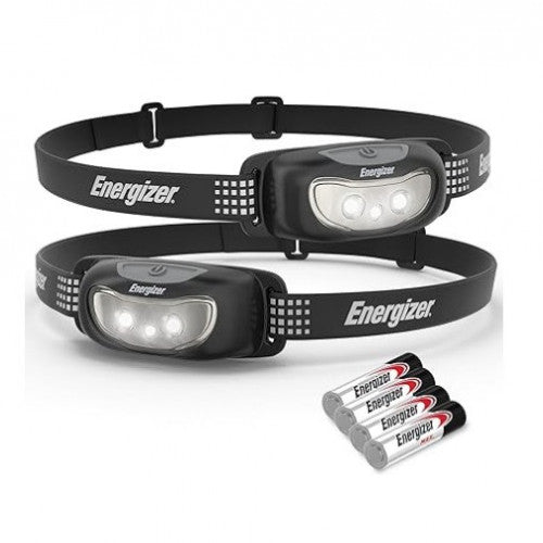 LINTERNA FRONTAL DE 100 LUMENES MARCA ENERGIZER UNIVERSAL PLUS PAQUETE X 2