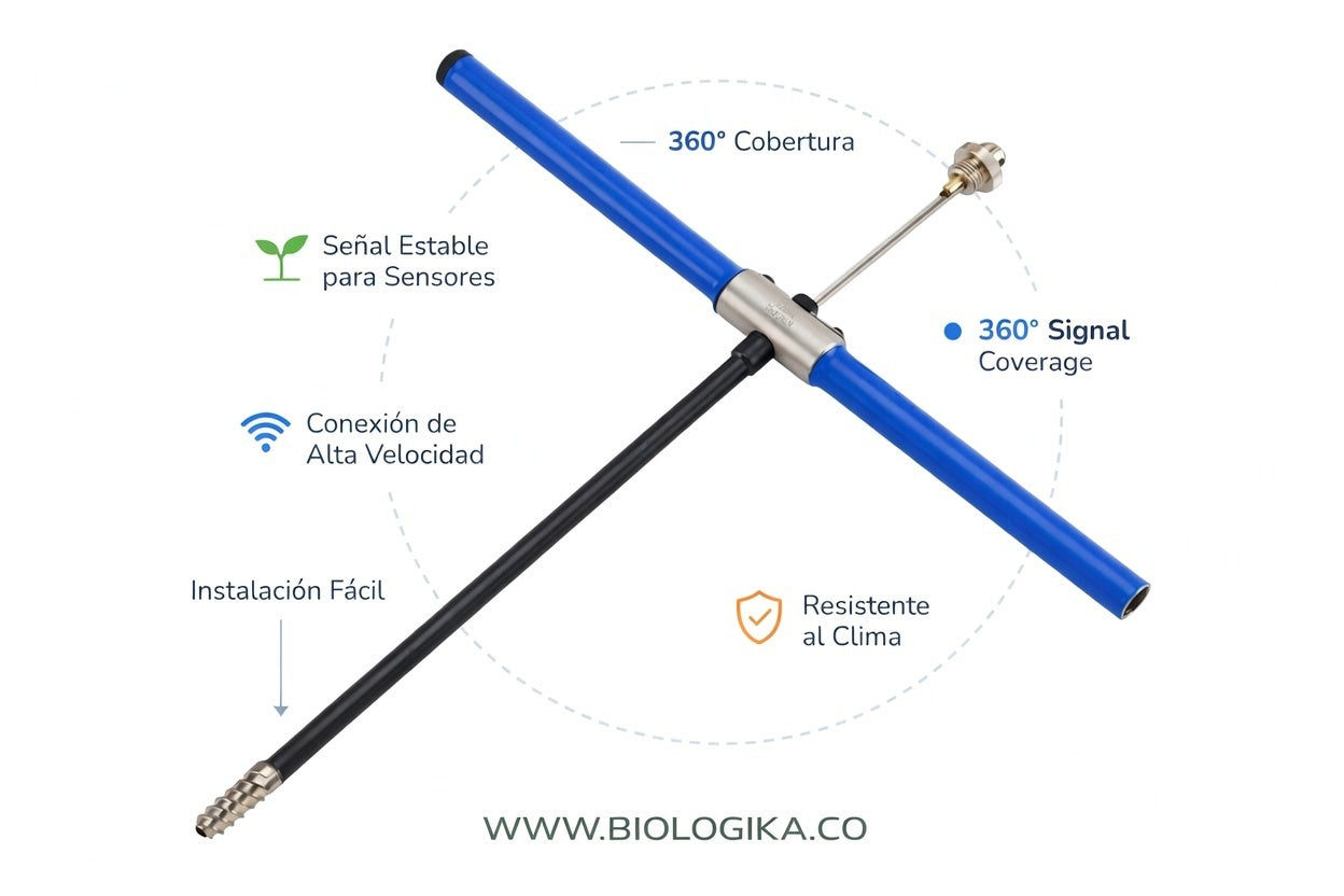 Barreno Haglöf para Toma de Muestras de Madera 16, 2 Hilos, Ø 4.3 mm