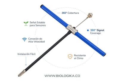 Barreno Haglöf para Toma de Muestras de Madera 16, 2 Hilos, Ø 4.3 mm
