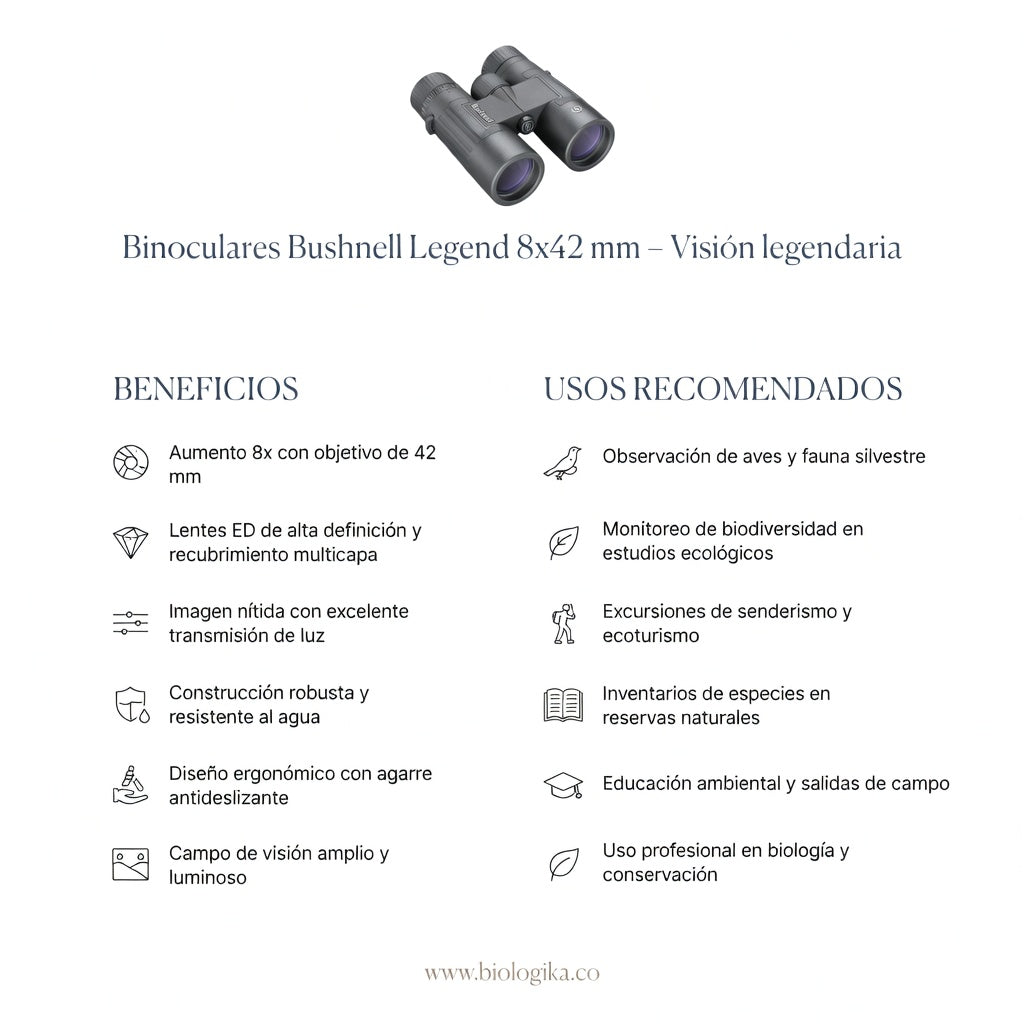 Binocular Bushnell Legend 8x42 mm