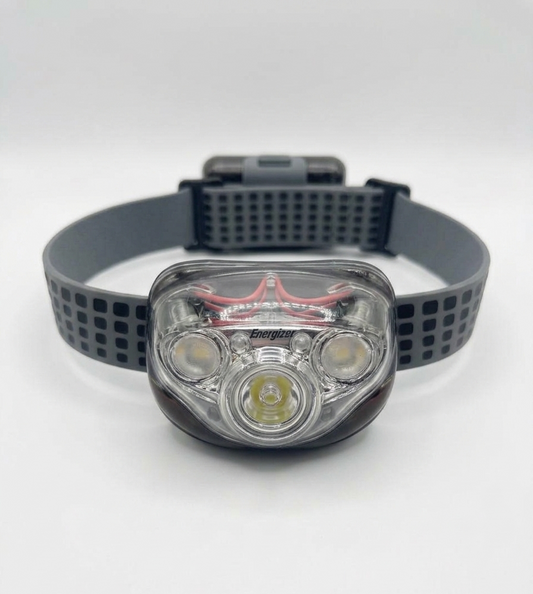 Linterna de cabeza frontal de 400 lumenes (marca energizer)