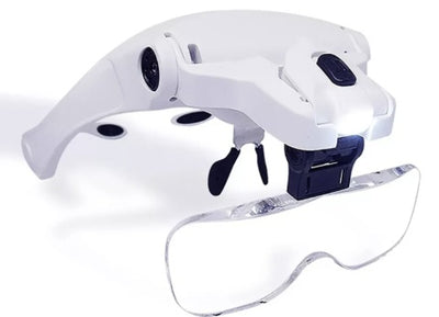 Lupa Visera 5 Lentes Recargable - Biologika®