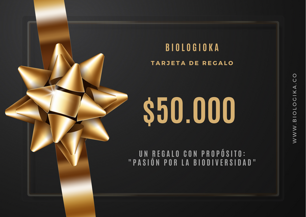 Tarjeta de regalo Biologika: Pasión por la biodiversidad