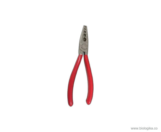 Pinzas Para Aves De Anillamiento Color Rojo