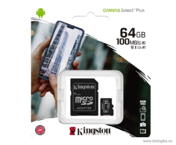 Memoria micro sd de 64 gb kingston