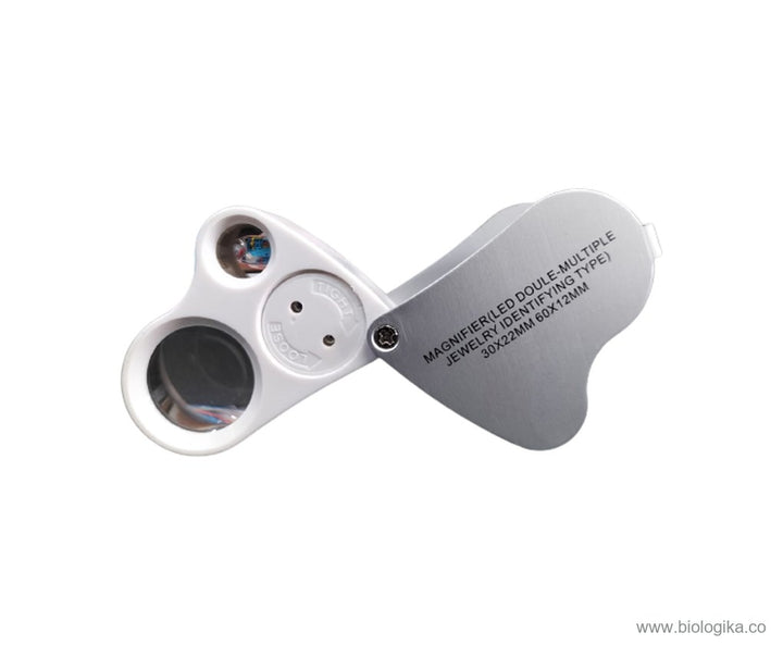 Lupa dual de 30X 22 mm / 60X 12 mm -  Biologika®
