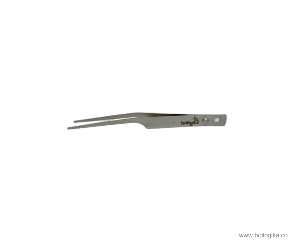 Pinzas Blandas de Acero Punta Fina / Redonda (Incluye Estuche). Marca Biologika®