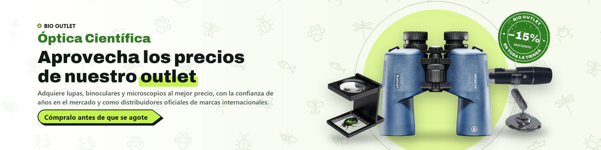 BIO OUTLET · Óptica Científica · 15 % de descuento en toda la tienda
