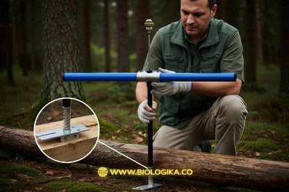 Barreno Haglöf para Toma de Muestras de Madera 16, 2 Hilos, Ø 4.3 mm