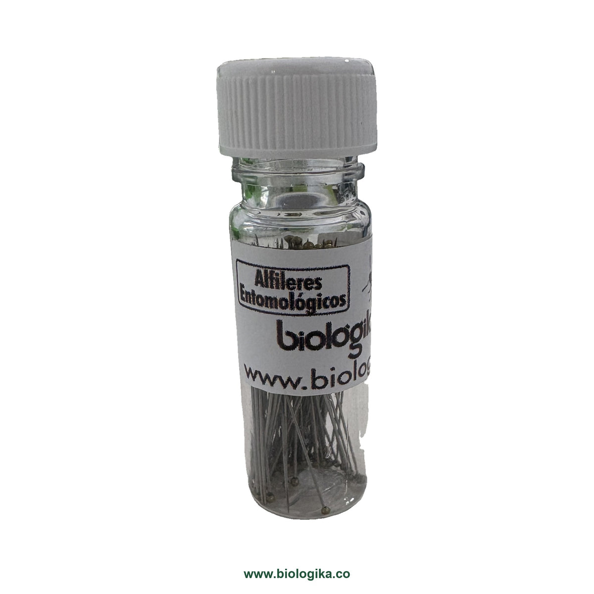 Alfileres entomológicos acero inoxidable