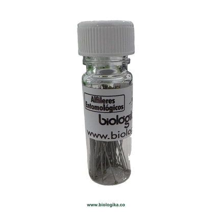 Alfileres entomológicos acero inoxidable