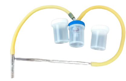 Aspirador bucal en látex Y. Marca Biologika®